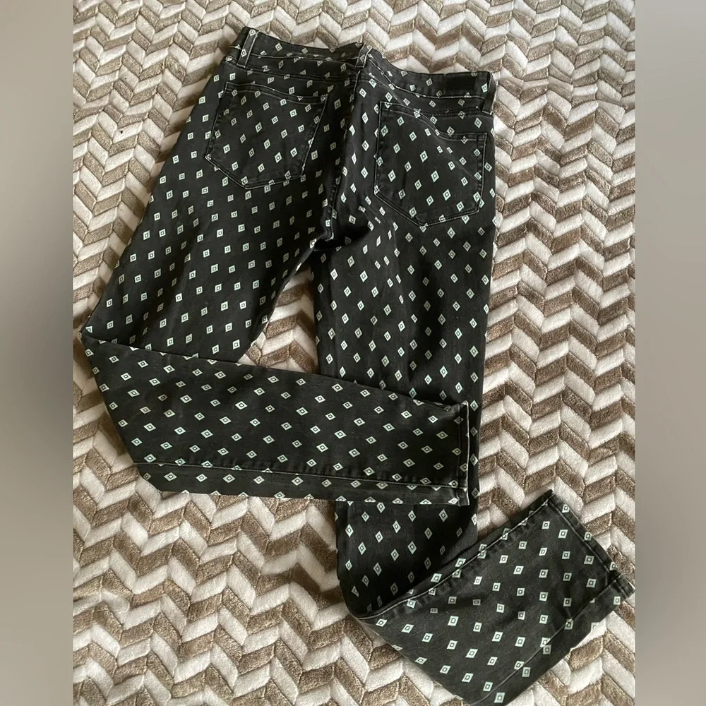 PAIGE Teal Diamond Gray Black stone wash Verdugo Ultra Skinny Jeans size… - Picture 2 of 7